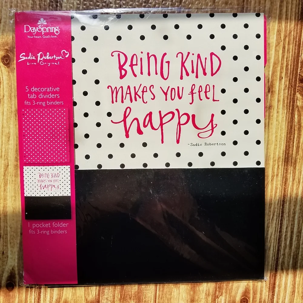 Dayspring Sadie Robertson Huff Pink Notebook Tab Dividers Set Live Original LO